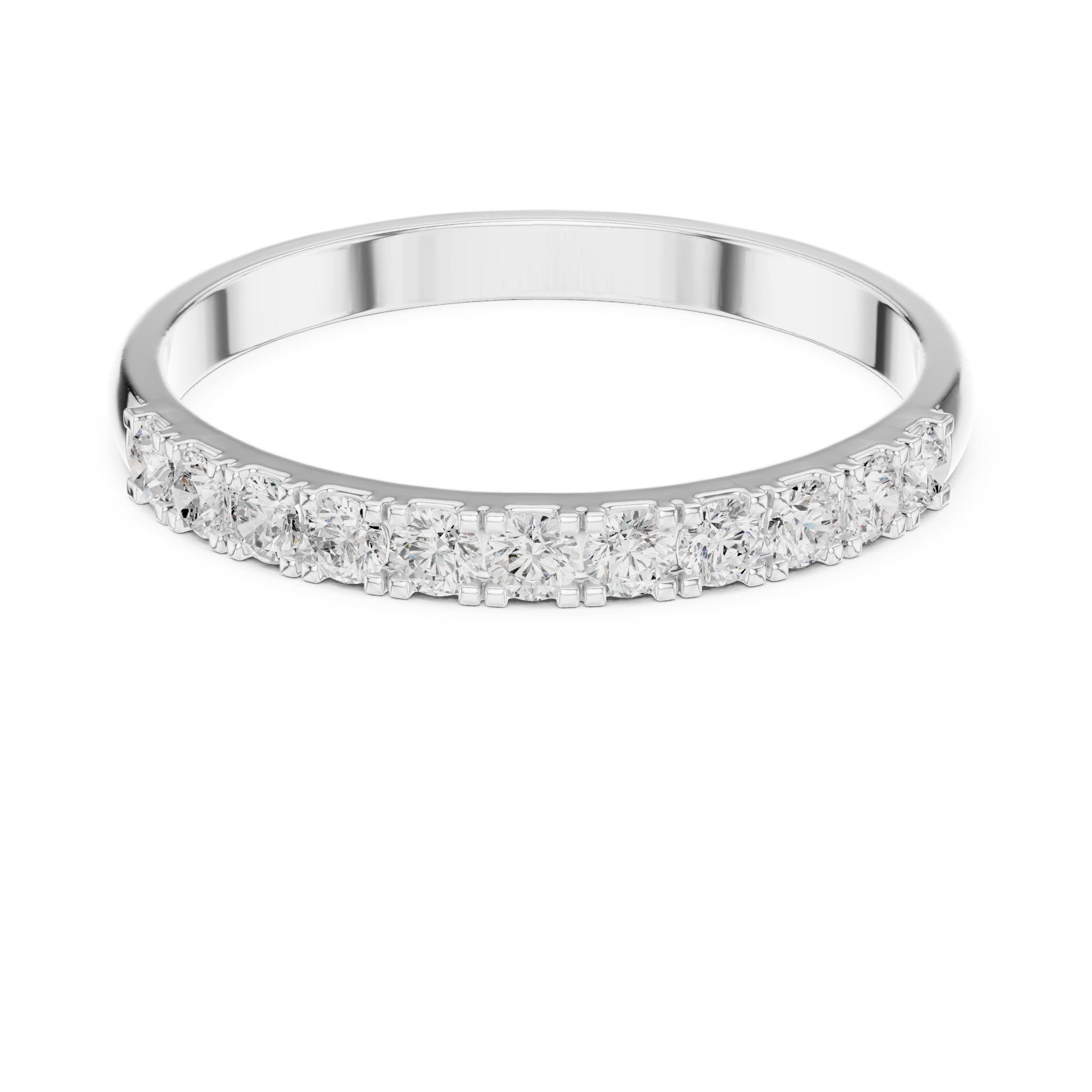 Dazzling Vintage Diamond Engagement Ring in White Gold - VYKA Diamonds
