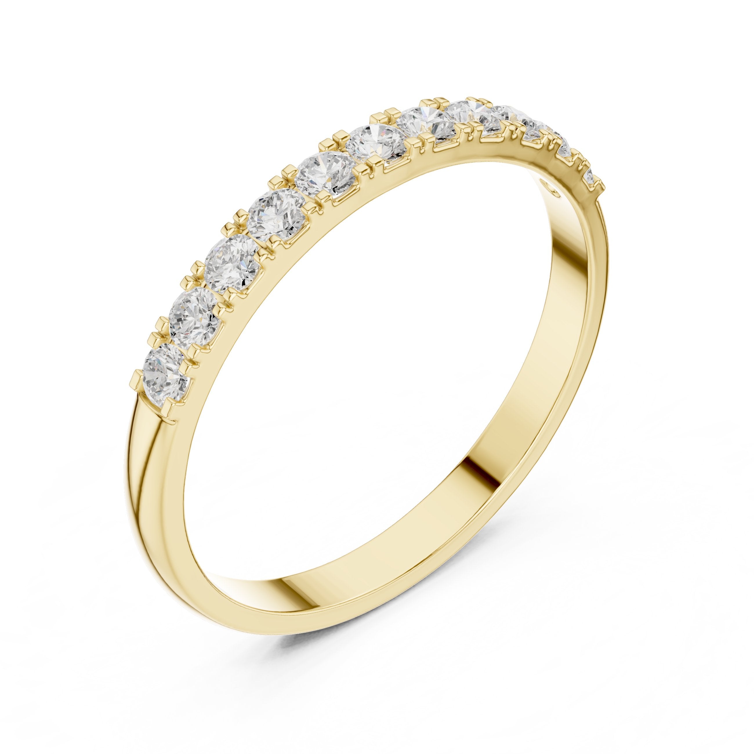 Dazzling Vintage Diamond Engagement Ring in Yellow Gold - VYKA Diamonds