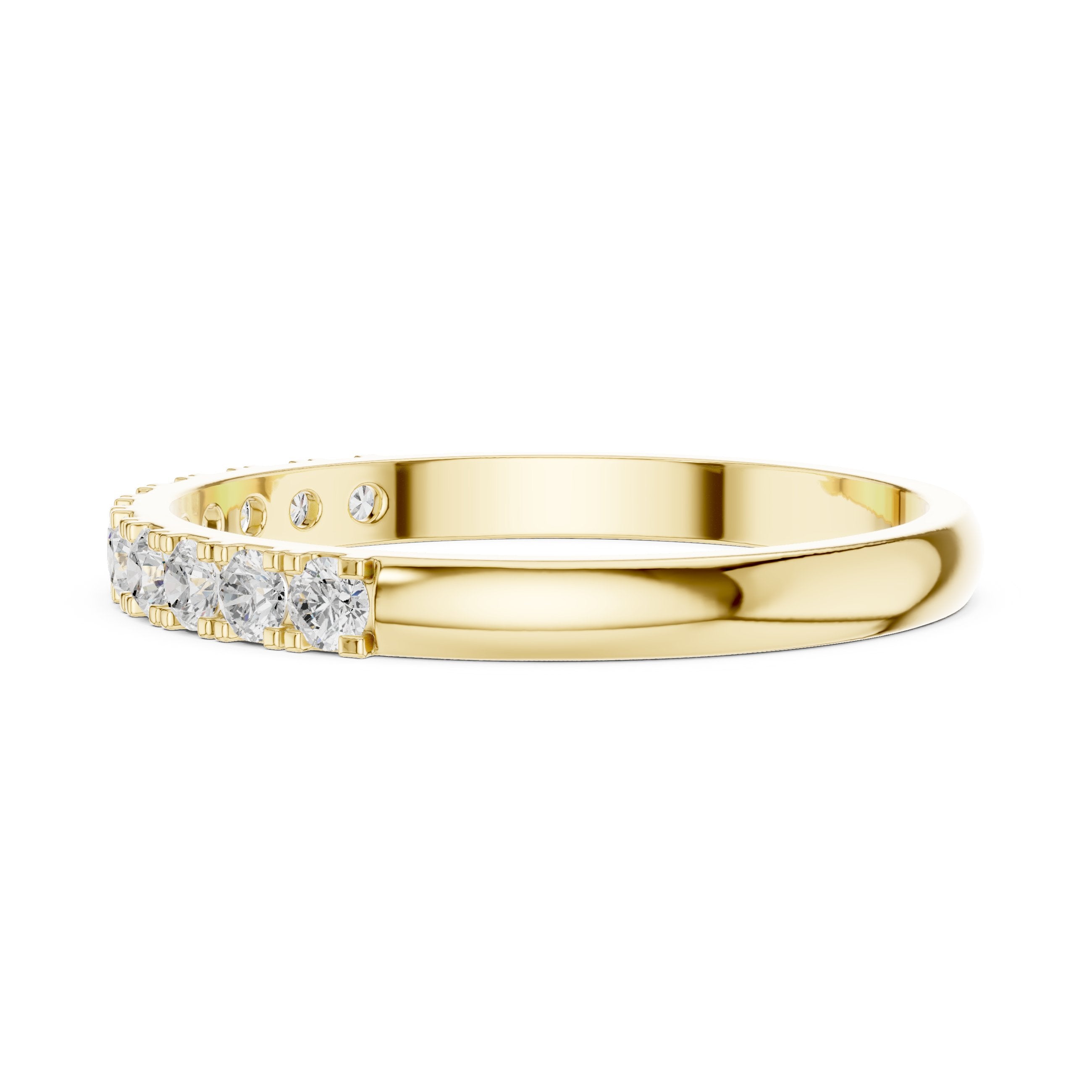 Dazzling Vintage Diamond Engagement Ring in Yellow Gold - VYKA Diamonds