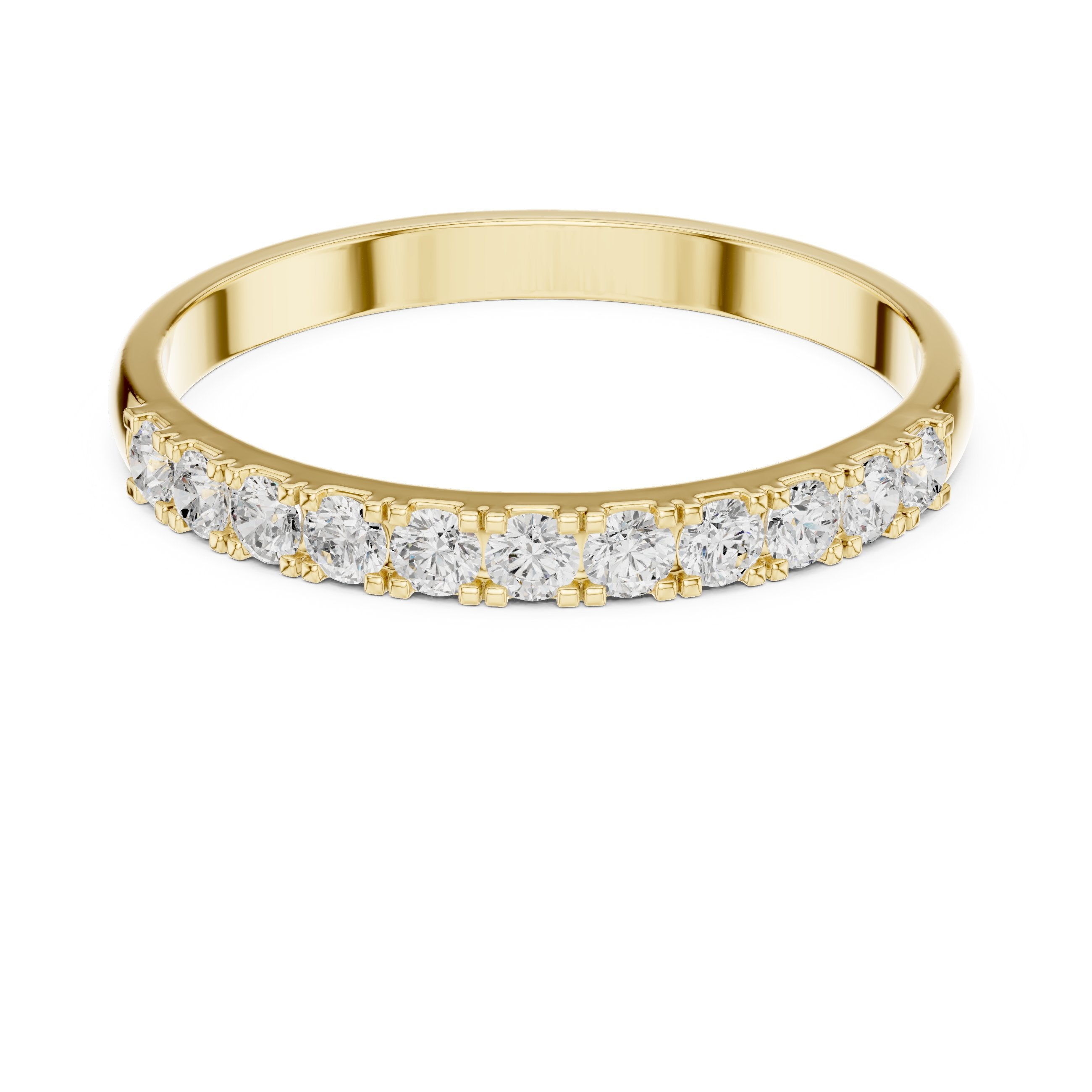 Dazzling Vintage Diamond Engagement Ring in Yellow Gold - VYKA Diamonds