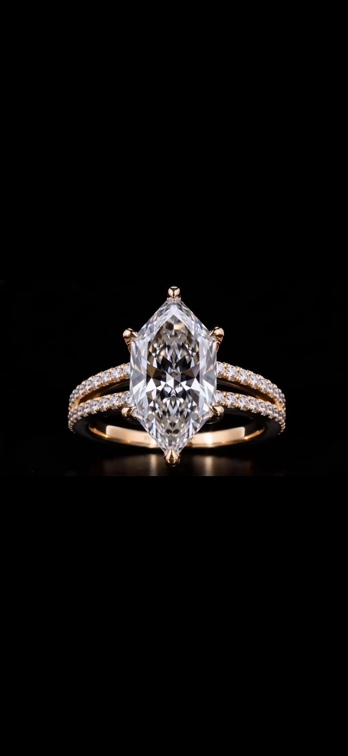 Dutch Marquise Engagement Ring