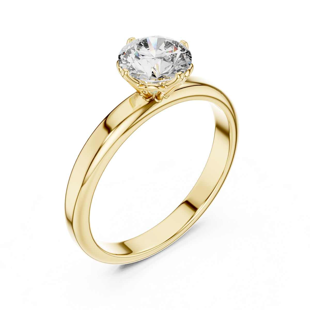 Round Brilliant Classic Solitaire Engagement Ring