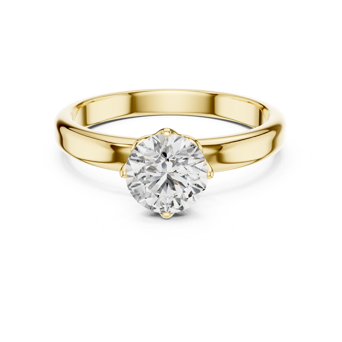Round Brilliant Classic Solitaire Engagement Ring