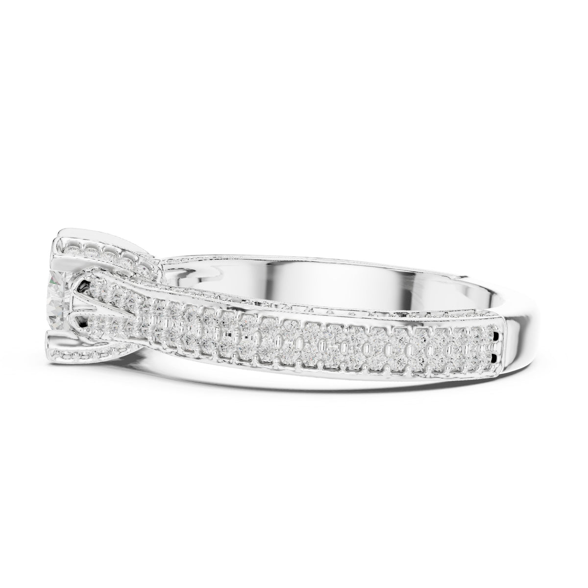 Prestige Cathedral Diamond Engagement Ring