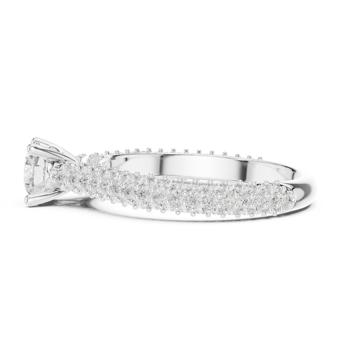 Sublime Pave Diamond Engagement Ring