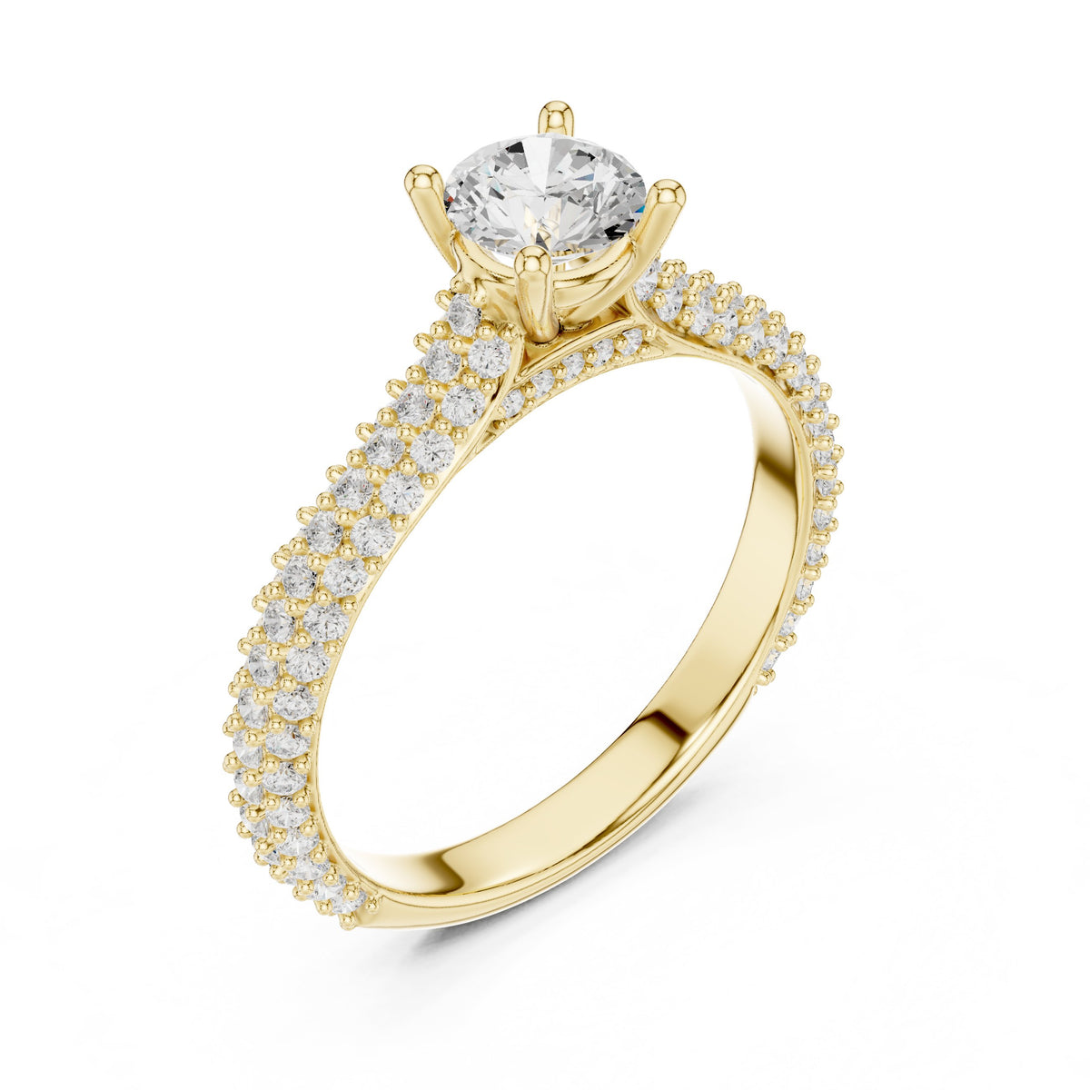 Sublime Pave Diamond Engagement Ring