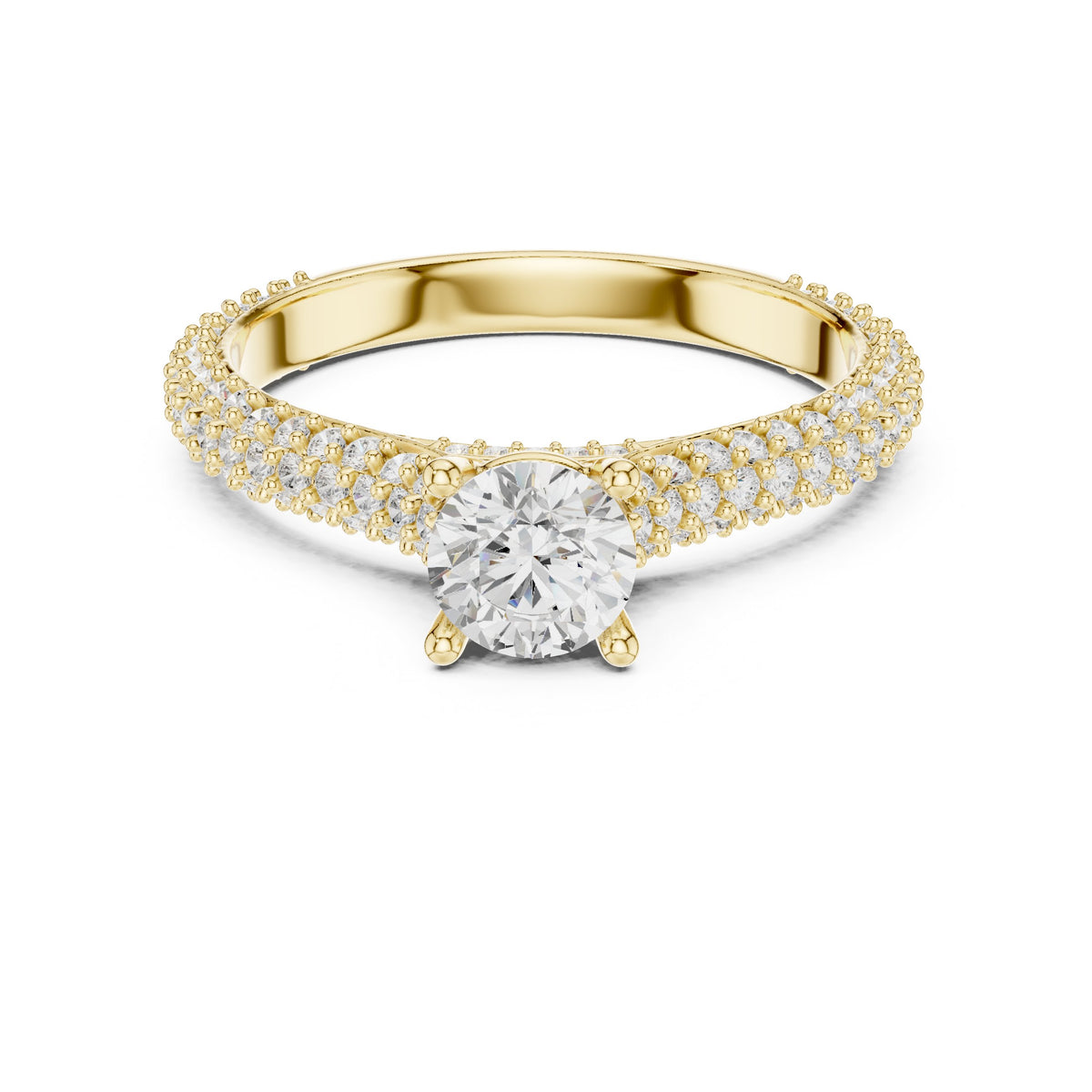 Sublime Pave Diamond Engagement Ring