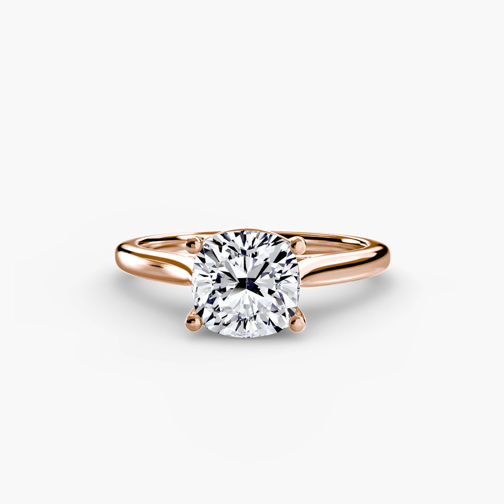Solitaire ring 1 - diamond engagement ring - VYKA Diamonds