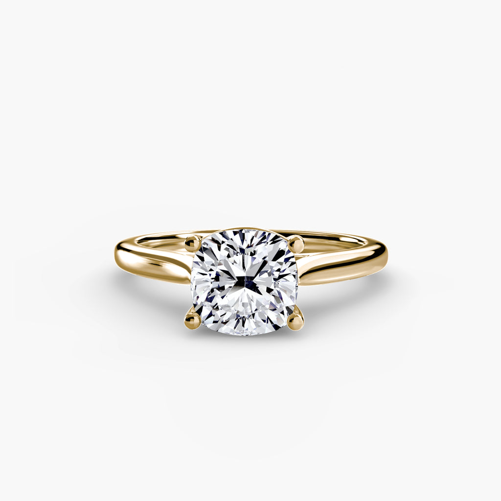 Solitaire ring 1 - diamond engagement ring - VYKA Diamonds
