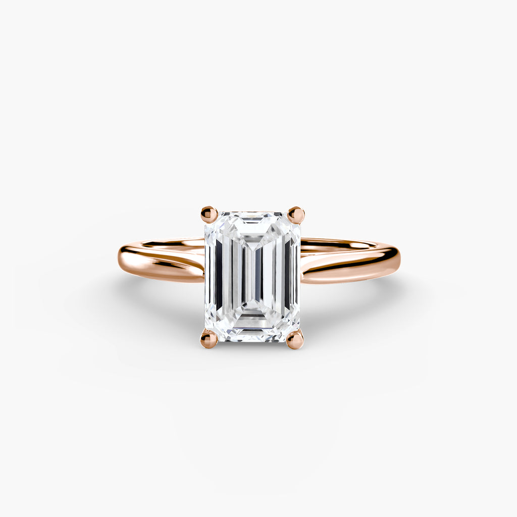 Solitaire ring 1 - diamond engagement ring - VYKA Diamonds