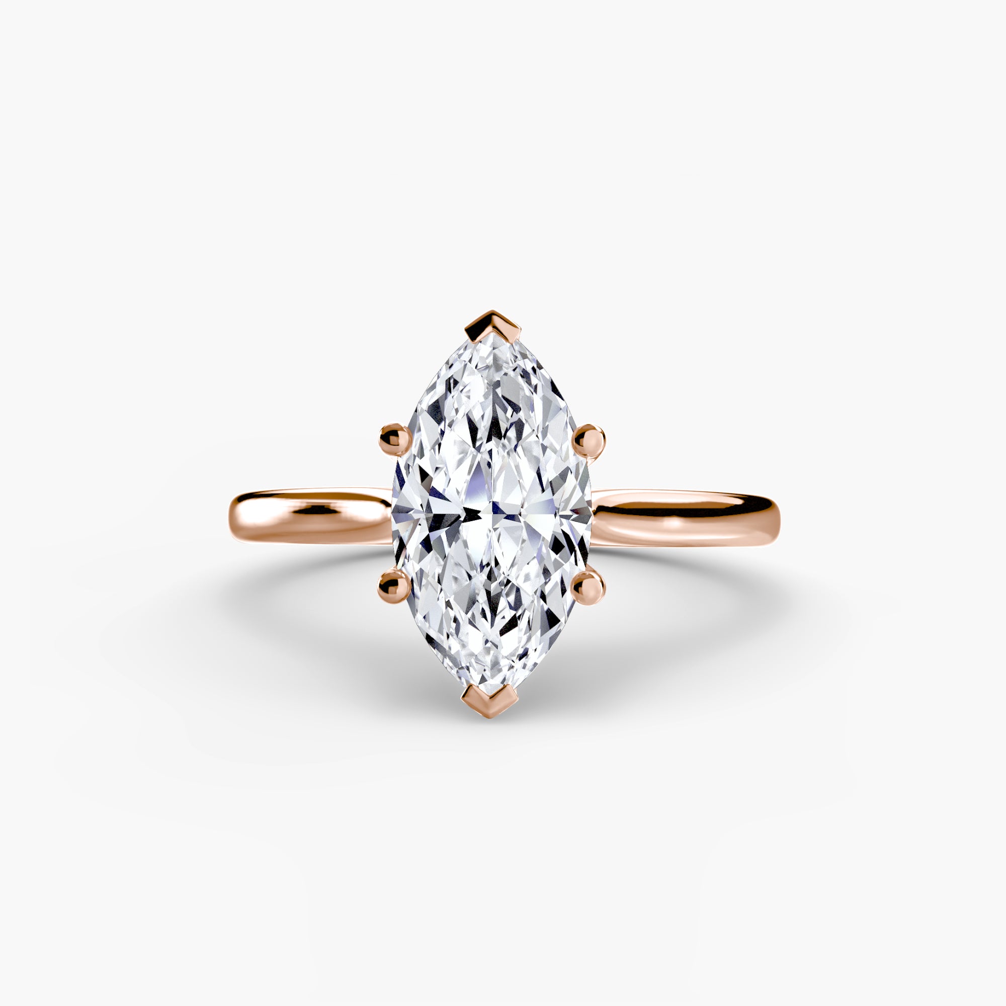 Solitaire ring 1 - diamond engagement ring - VYKA Diamonds