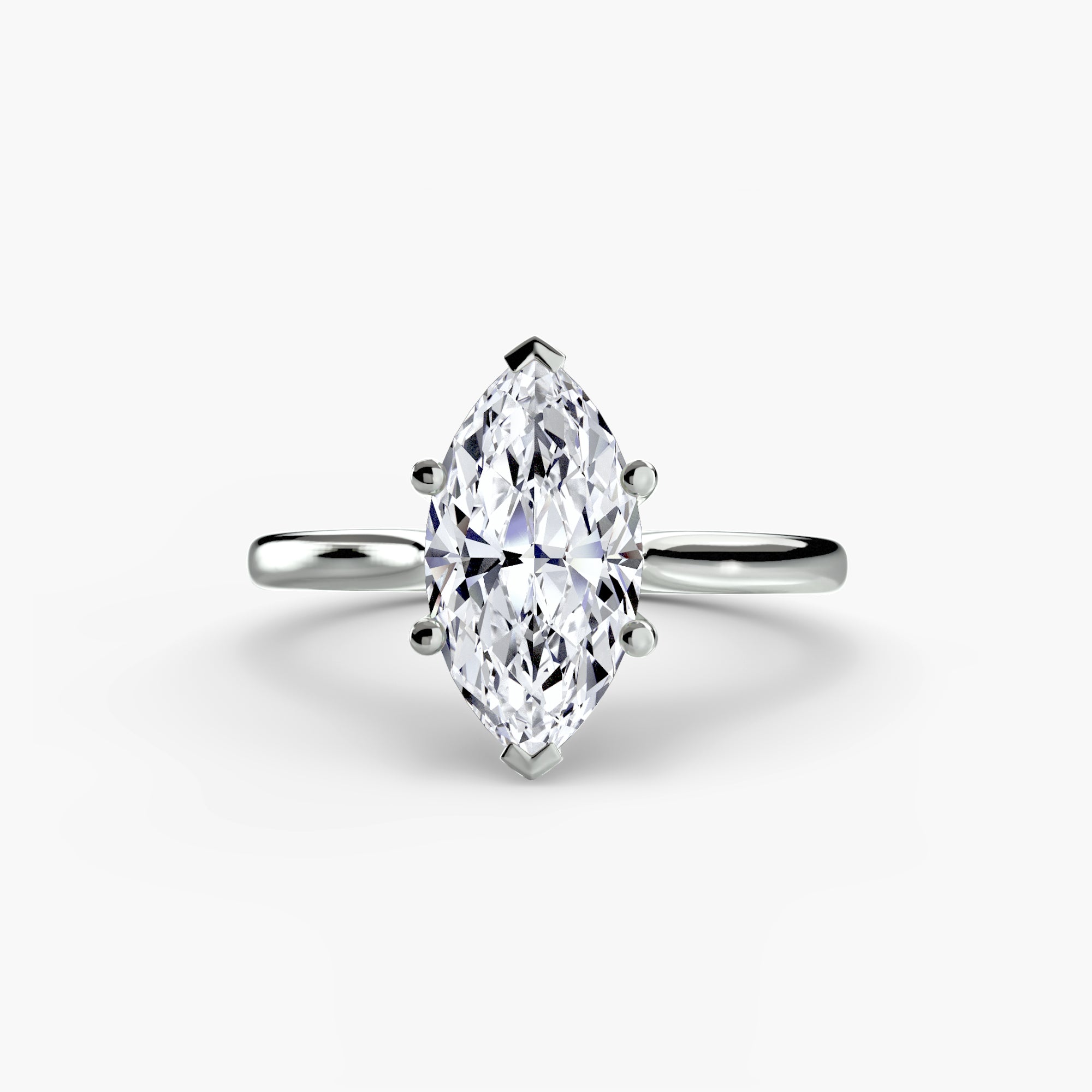 Solitaire ring 1 - diamond engagement ring - VYKA Diamonds