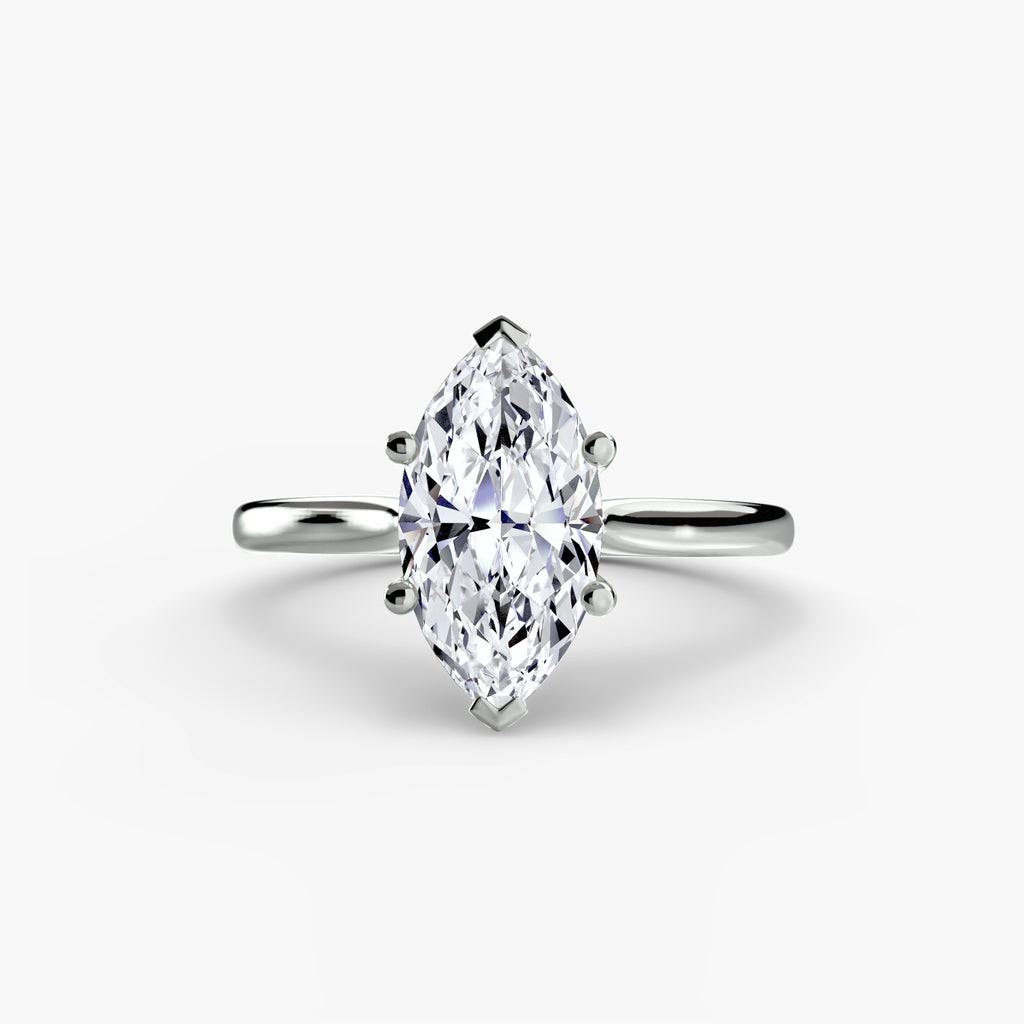 Solitaire ring 1 - diamond engagement ring - VYKA Diamonds