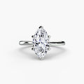 Solitaire ring 1 - diamond engagement ring - VYKA Diamonds