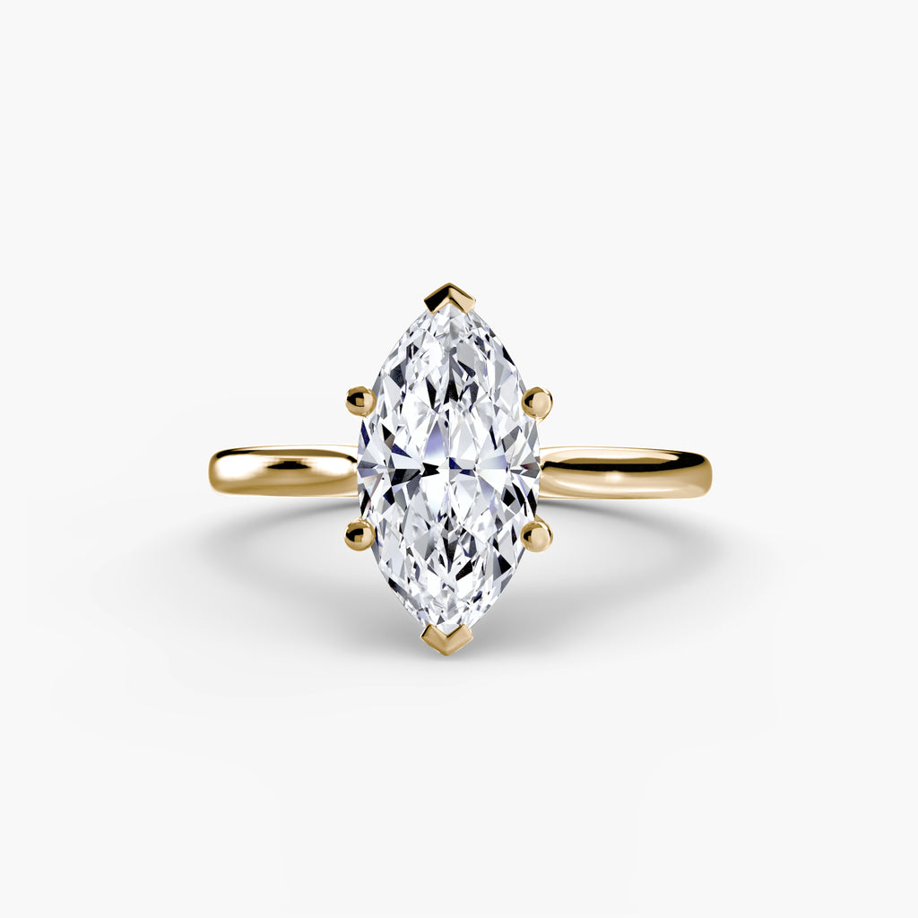 Solitaire ring 1 - diamond engagement ring - VYKA Diamonds