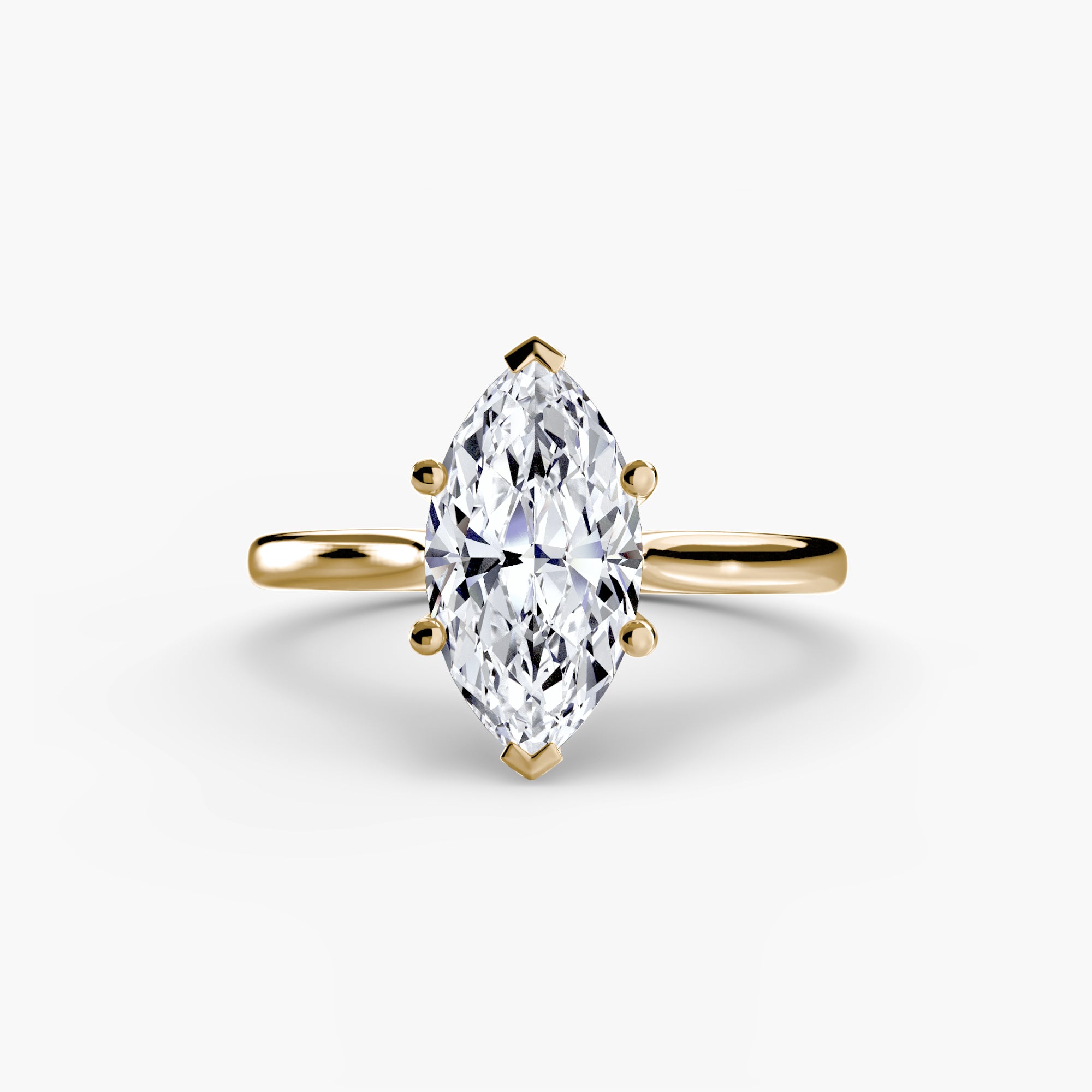 Solitaire ring 1 - diamond engagement ring - VYKA Diamonds