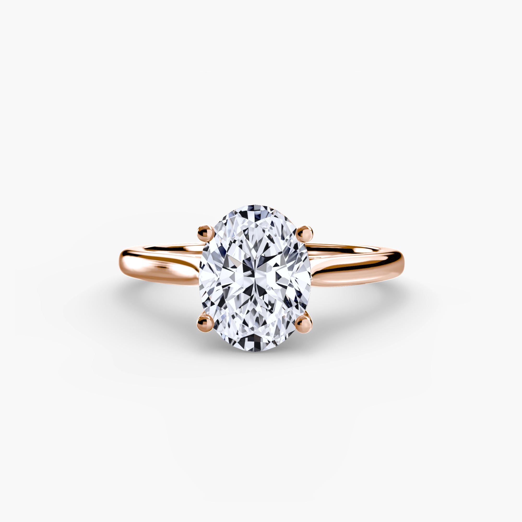 Solitaire ring 1 - diamond engagement ring - VYKA Diamonds