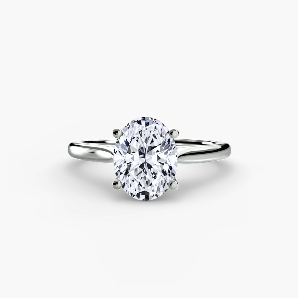 Solitaire ring 1 - diamond engagement ring - VYKA Diamonds