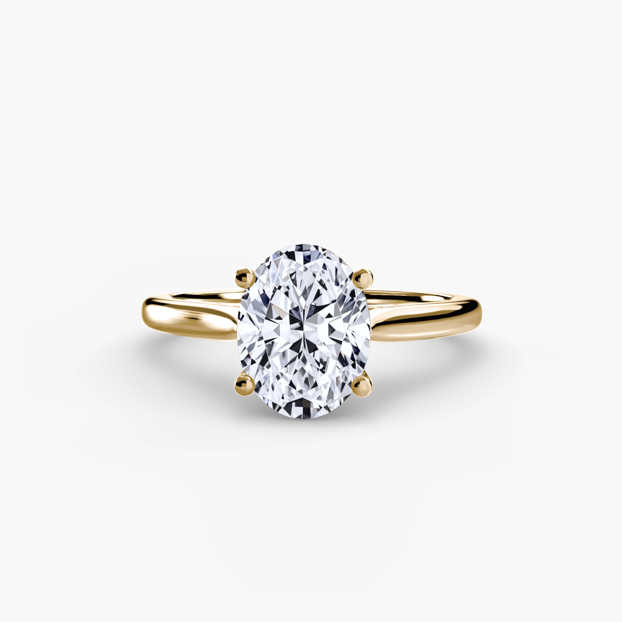 Solitaire ring 1 - diamond engagement ring - VYKA Diamonds