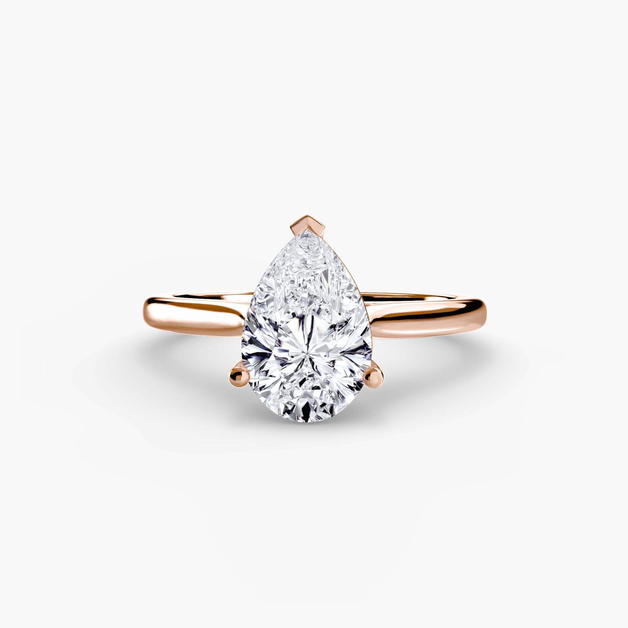 Solitaire ring 1 - diamond engagement ring - VYKA Diamonds