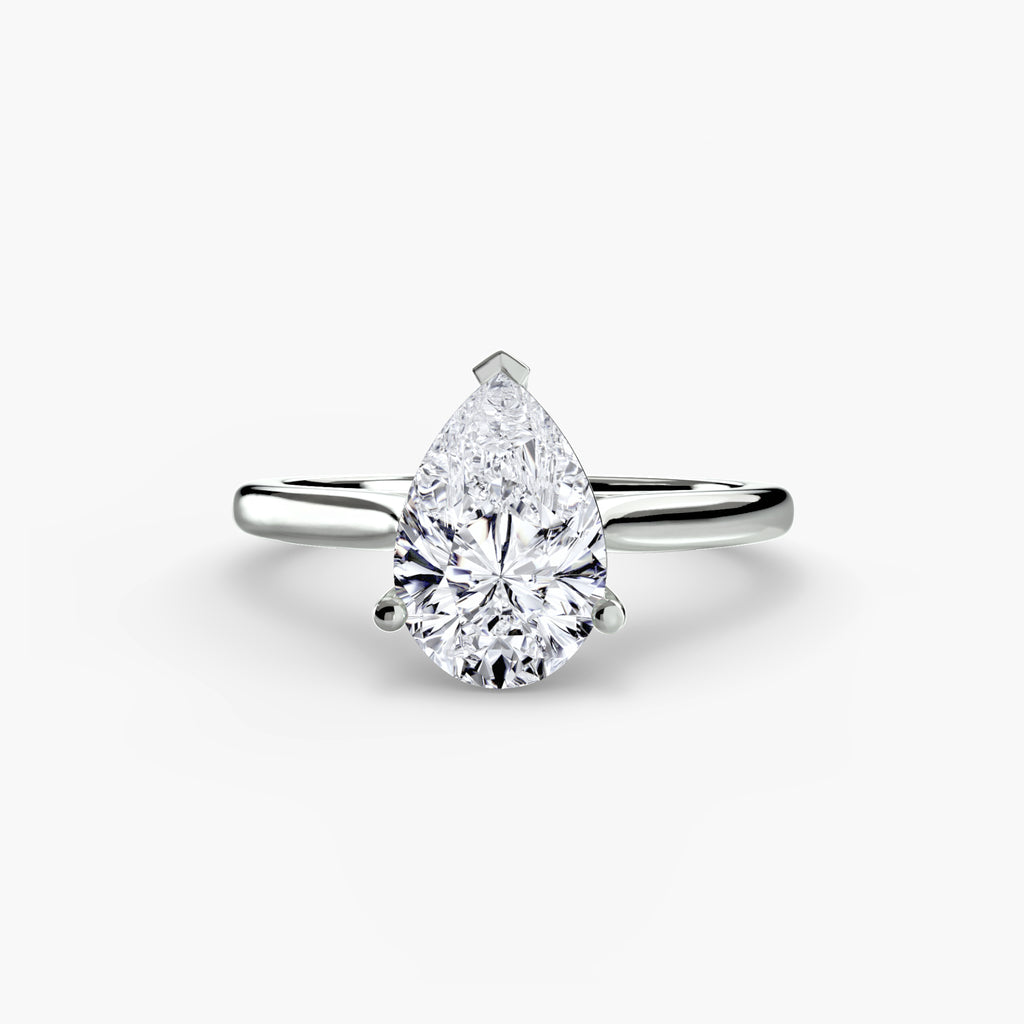 Solitaire ring 1 - diamond engagement ring - VYKA Diamonds