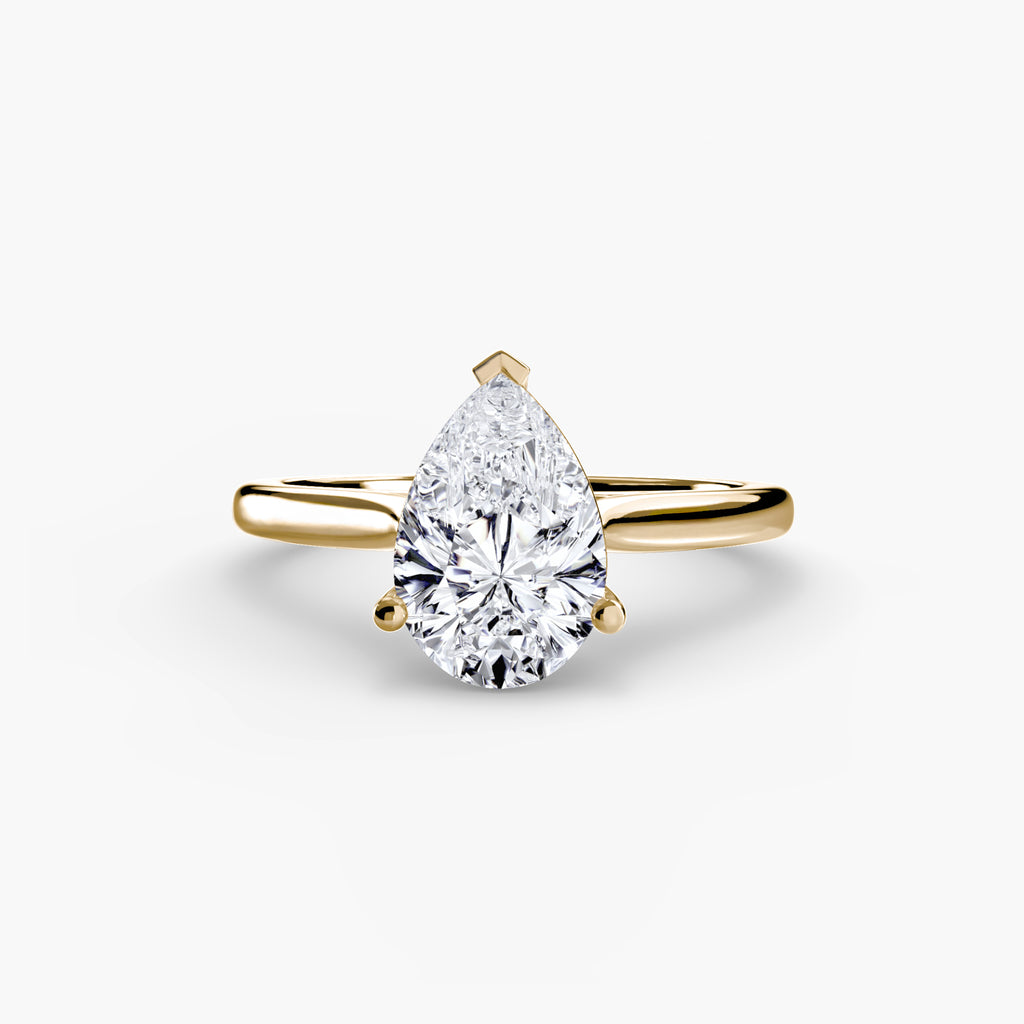 Solitaire ring 1 - diamond engagement ring - VYKA Diamonds