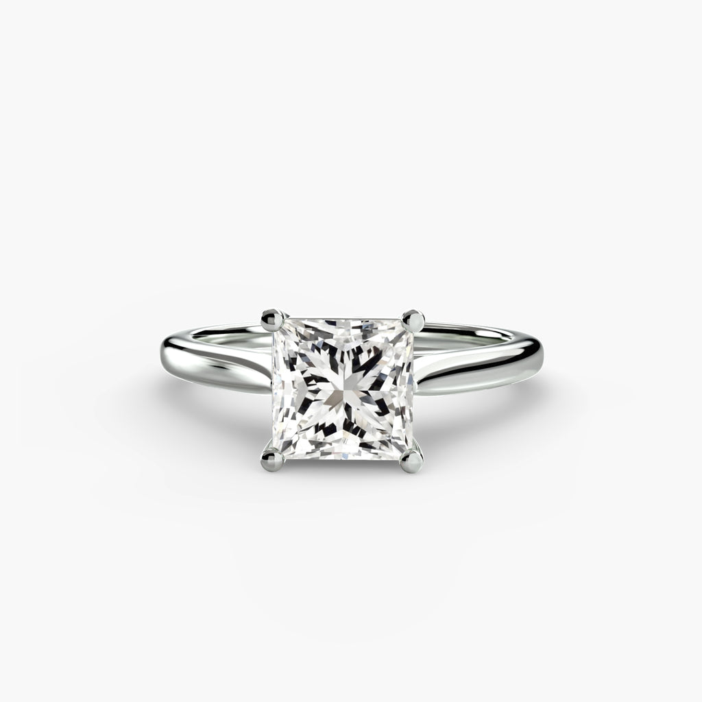 Solitaire ring 1 - diamond engagement ring - VYKA Diamonds