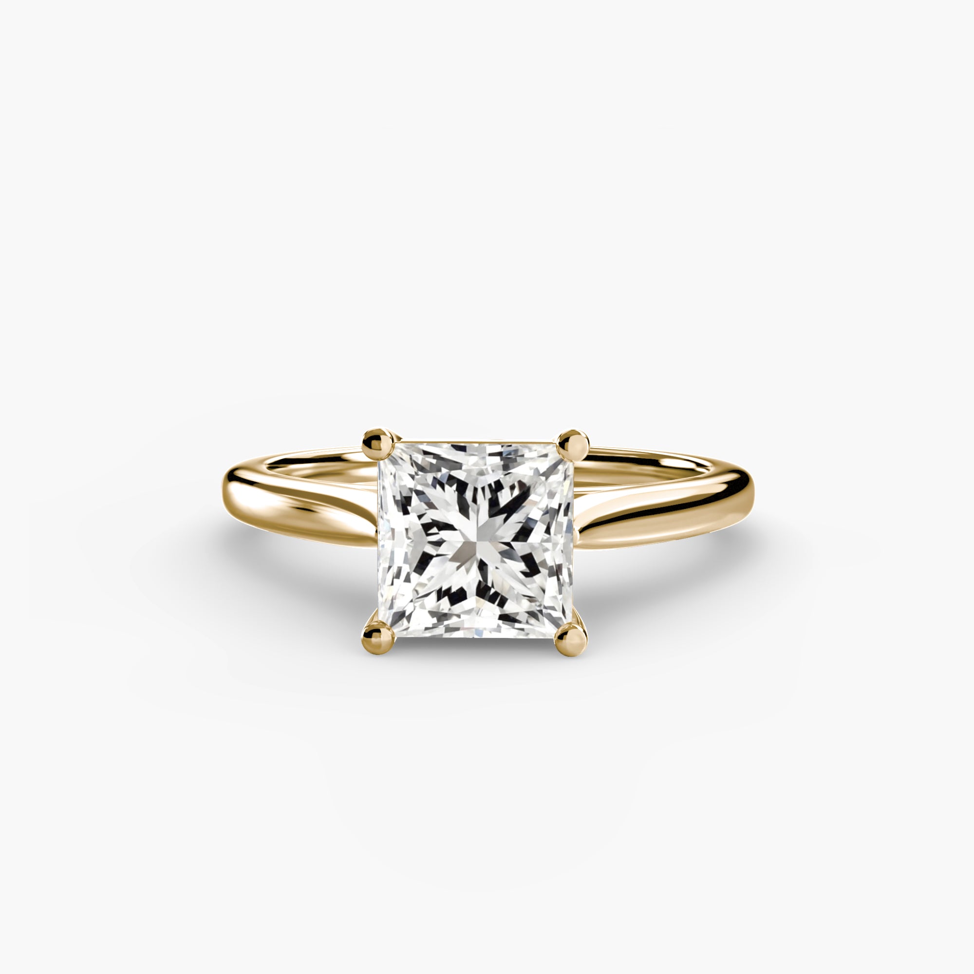 Solitaire ring 1 - diamond engagement ring - VYKA Diamonds
