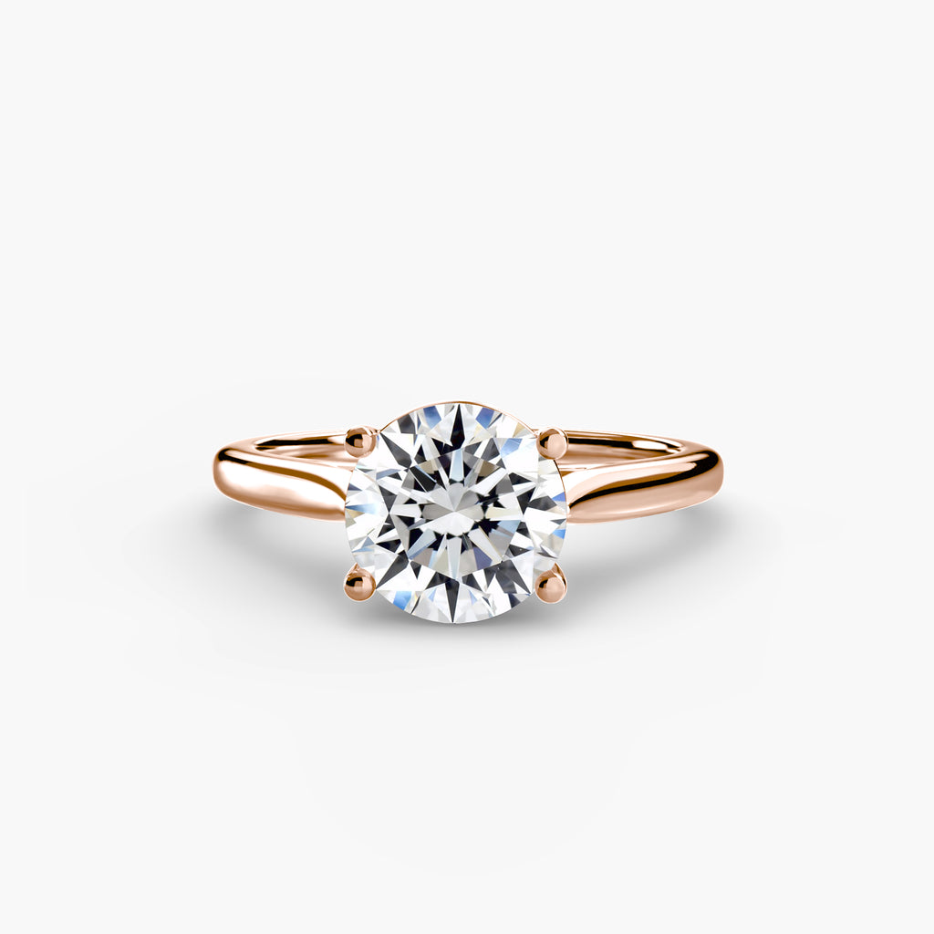 Solitaire ring 1 - diamond engagement ring - VYKA Diamonds