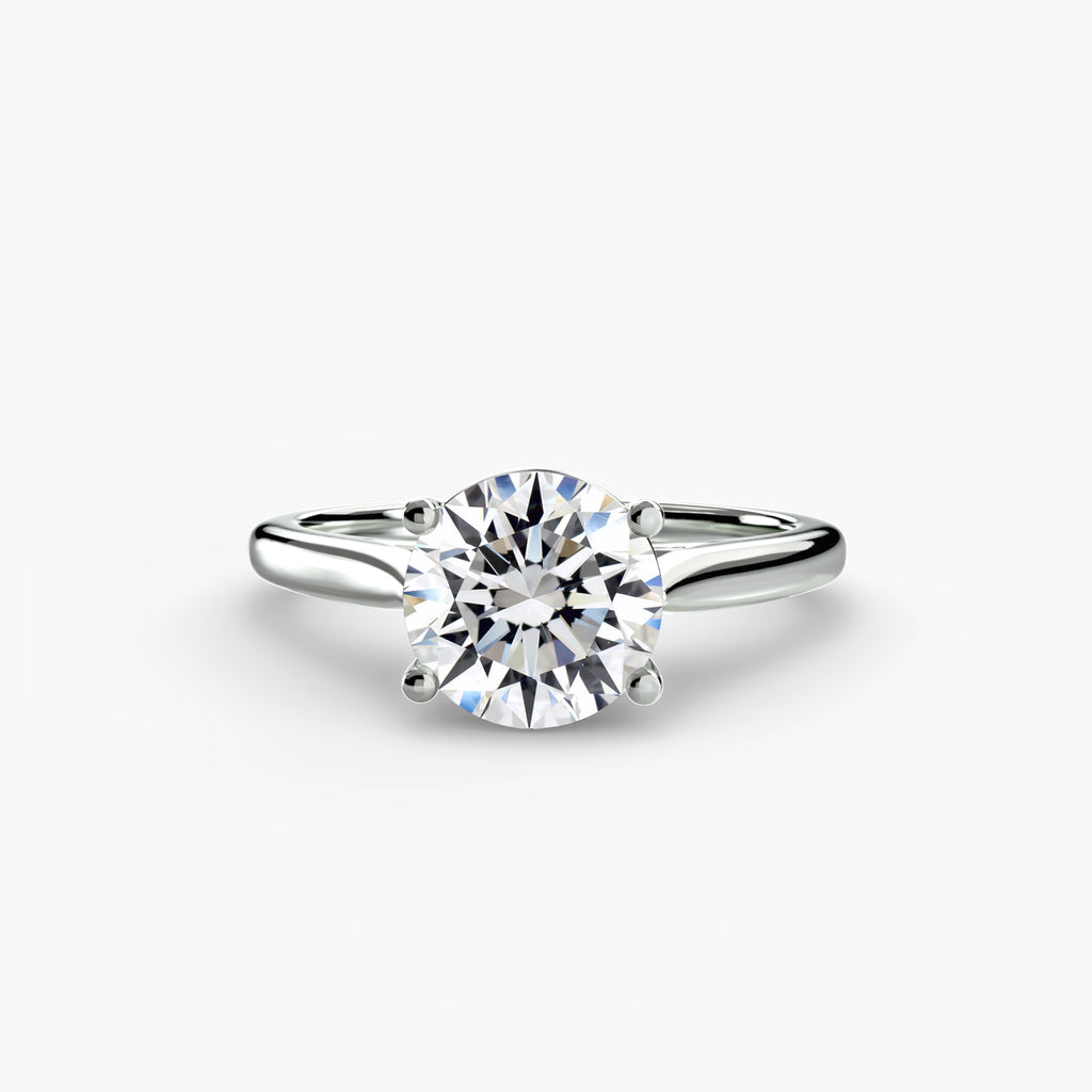 Solitaire ring 1 - diamond engagement ring - VYKA Diamonds