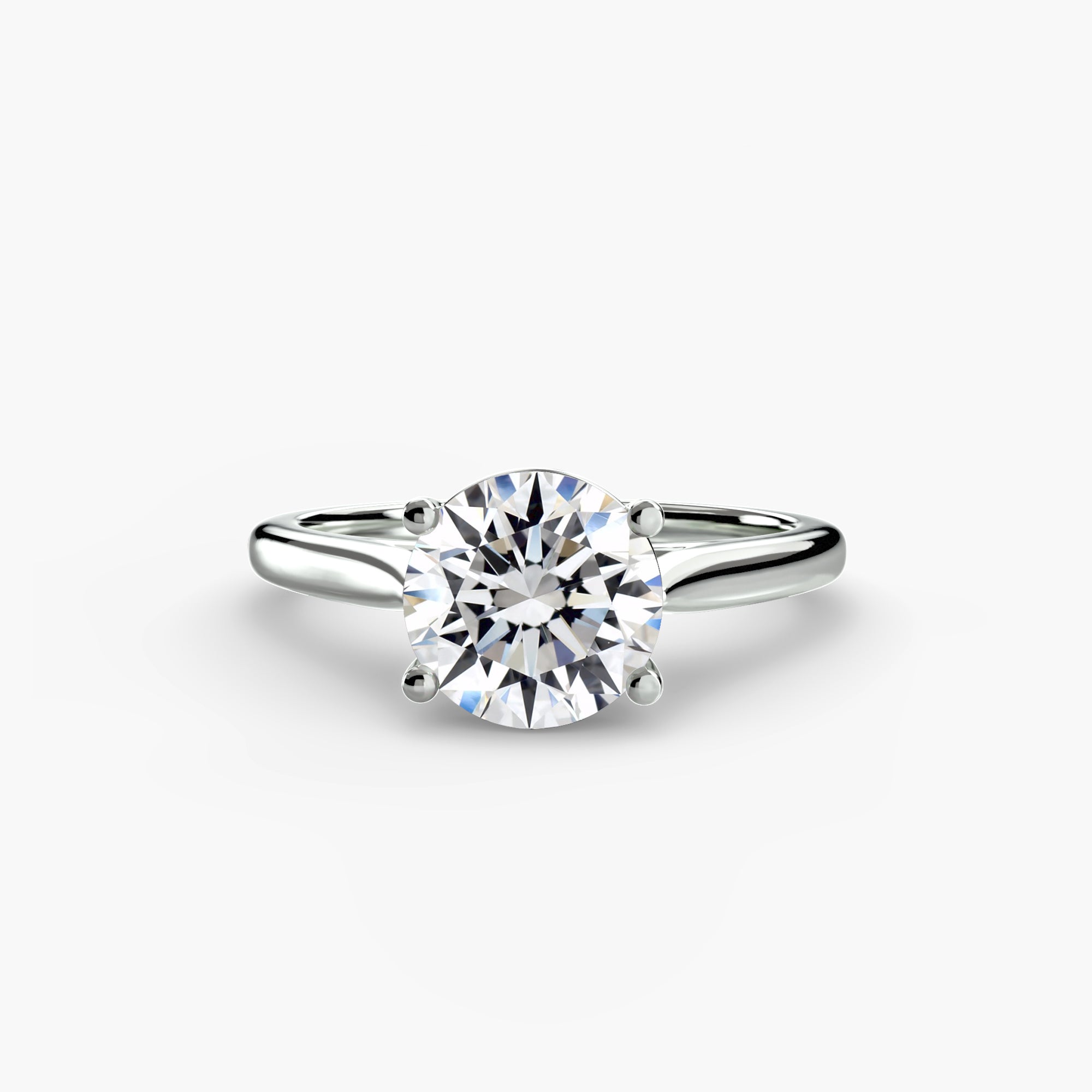 Solitaire ring 1 - diamond engagement ring - VYKA Diamonds