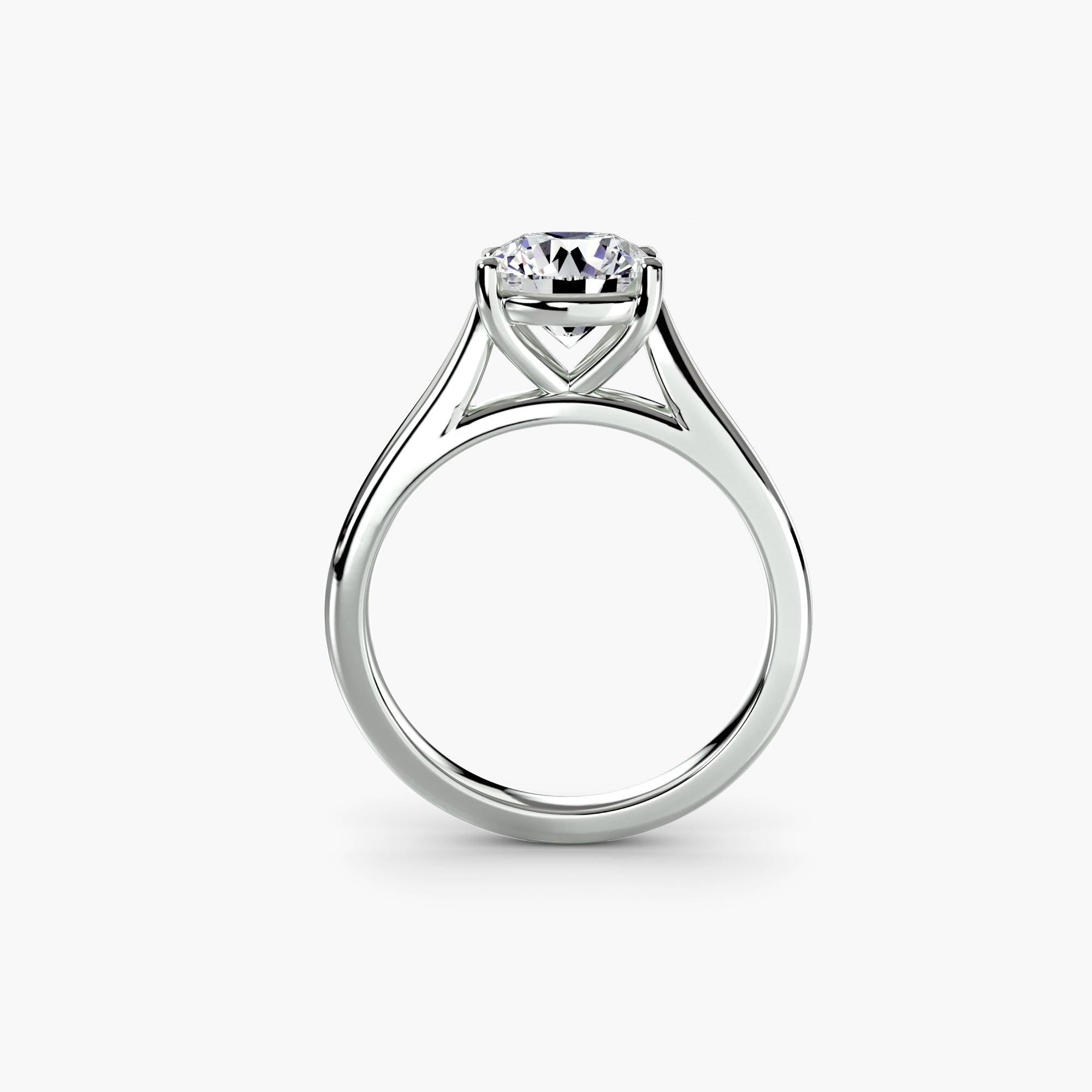 Solitaire ring 1 - diamond engagement ring - VYKA Diamonds