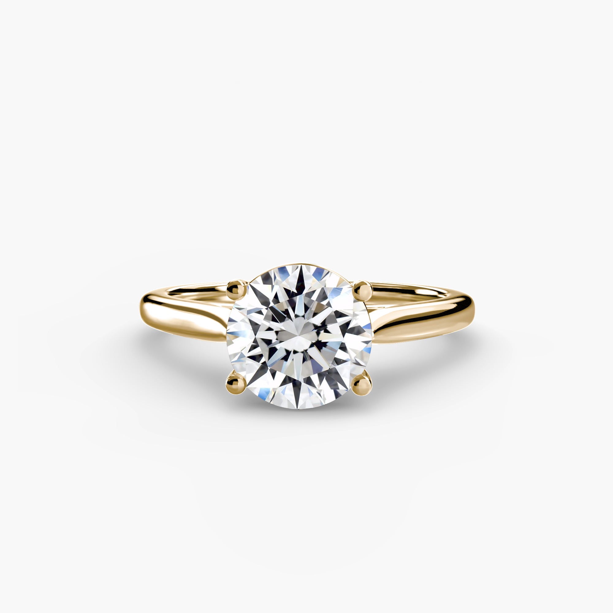 Solitaire ring 1 - diamond engagement ring - VYKA Diamonds