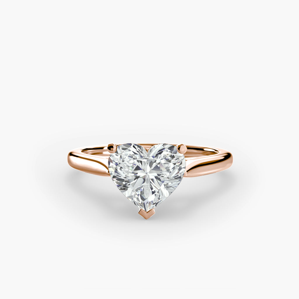 Solitaire ring 1 - diamond engagement ring - VYKA Diamonds