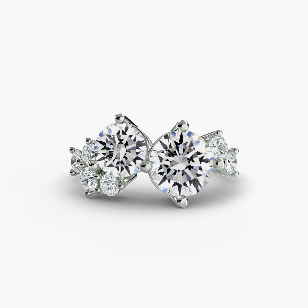 Eternal Embrace Ring - diamond engagement ring - VYKA Diamonds