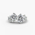 Eternal Embrace Ring - diamond engagement ring - VYKA Diamonds