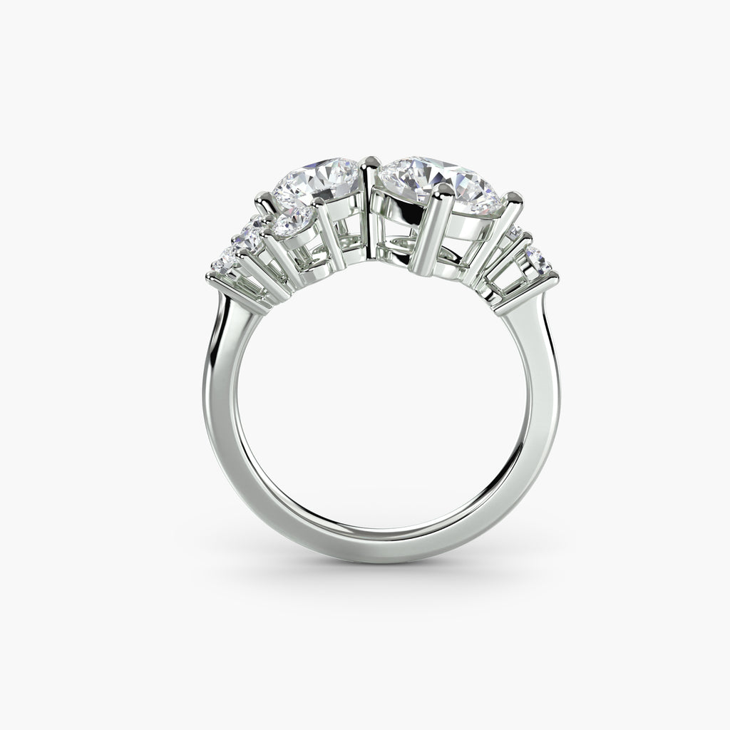 Eternal Embrace Ring - diamond engagement ring - VYKA Diamonds