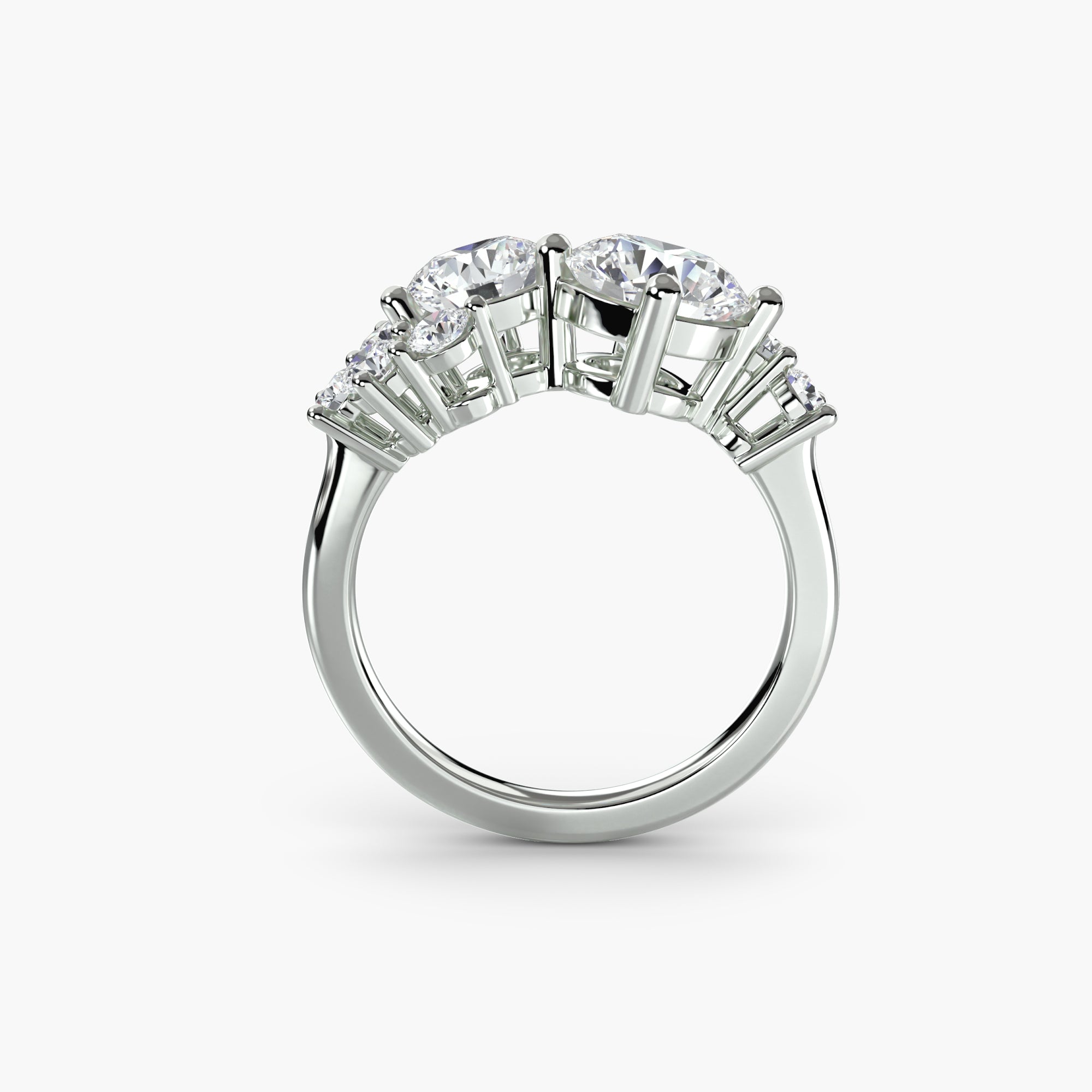Eternal Embrace Ring - diamond engagement ring - VYKA Diamonds