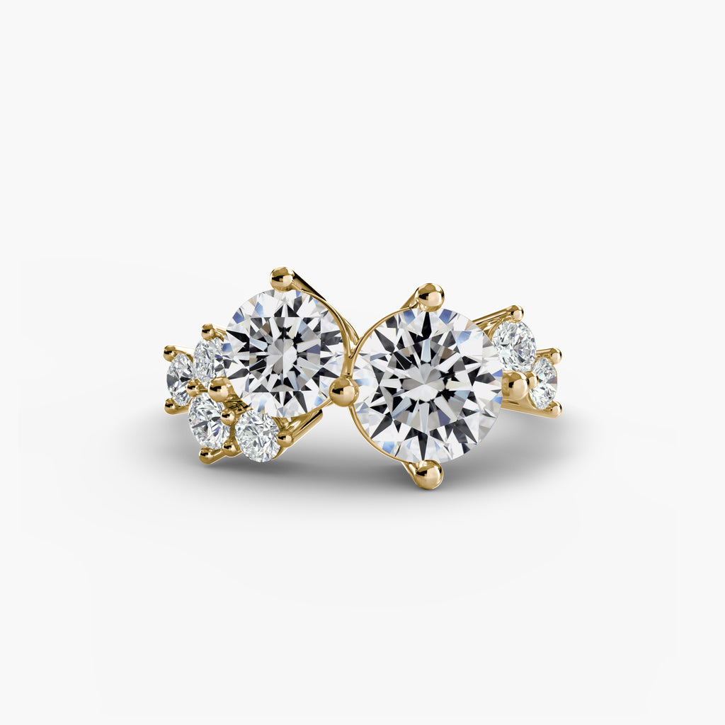 Eternal Embrace Ring - diamond engagement ring - VYKA Diamonds