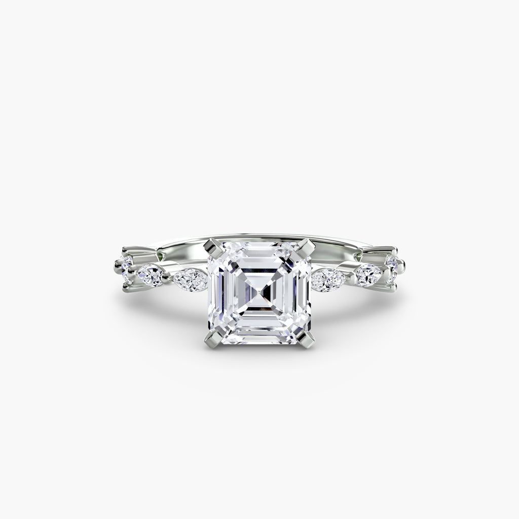 Solitaire with Eternity Pavé - VYKA Diamonds