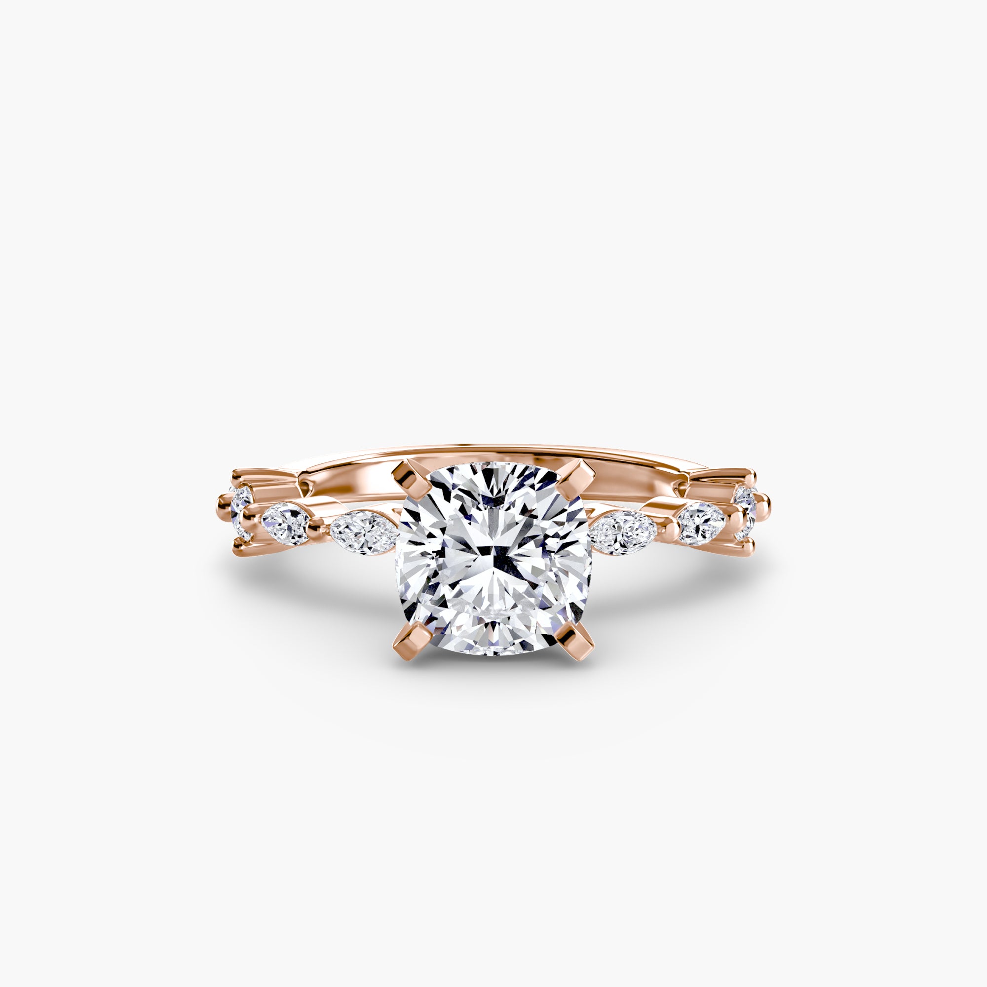 Solitaire with Eternity Pavé - VYKA Diamonds