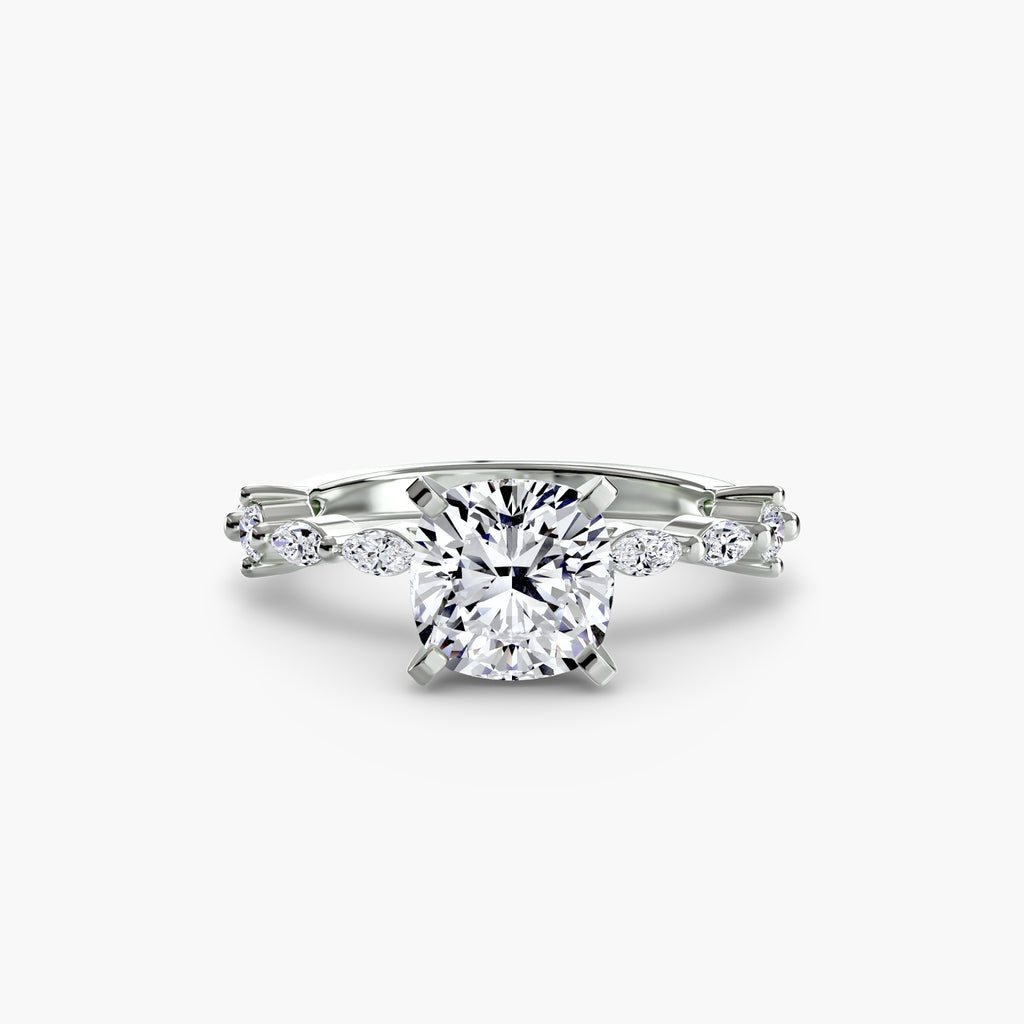 Solitaire with Eternity Pavé - VYKA Diamonds