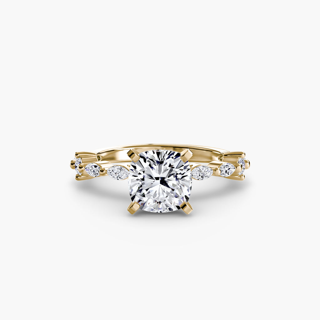 Solitaire with Eternity Pavé - VYKA Diamonds