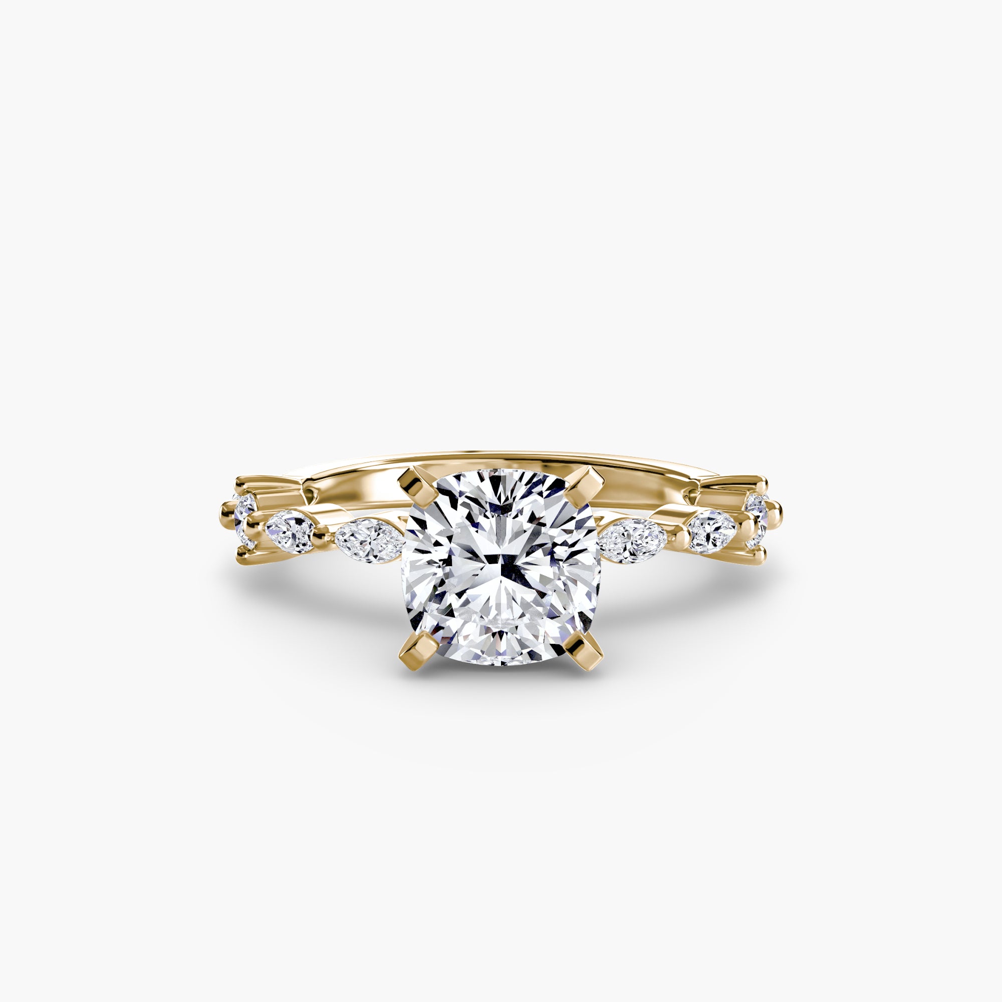 Solitaire with Eternity Pavé - VYKA Diamonds