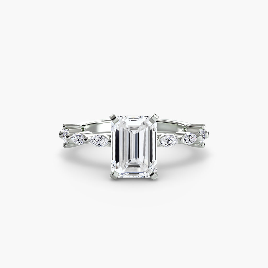 Solitaire with Eternity Pavé - VYKA Diamonds