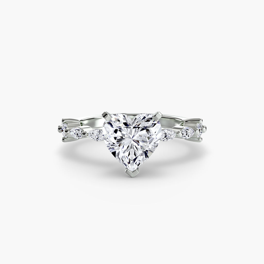 Solitaire with Eternity Pavé - VYKA Diamonds