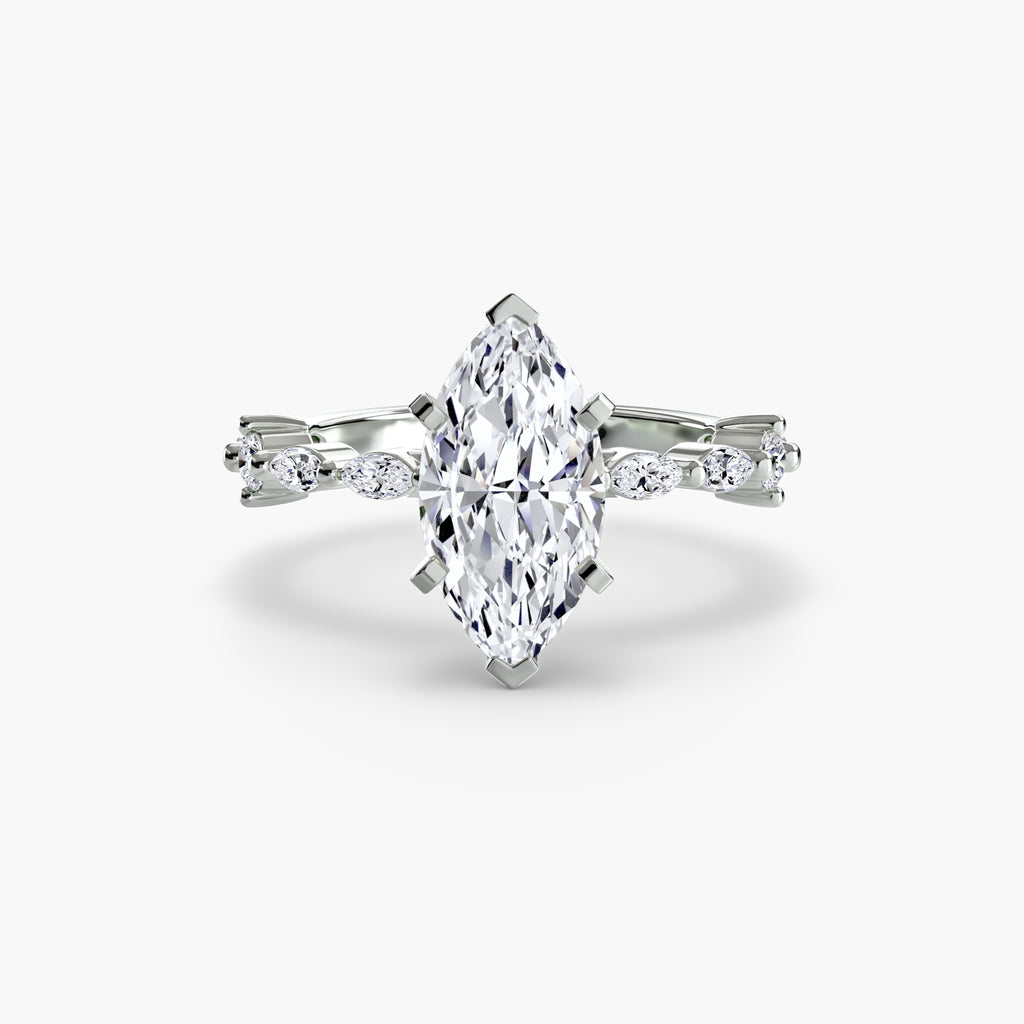 Solitaire with Eternity Pavé - VYKA Diamonds
