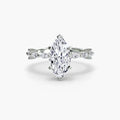Solitaire with Eternity Pavé - VYKA Diamonds