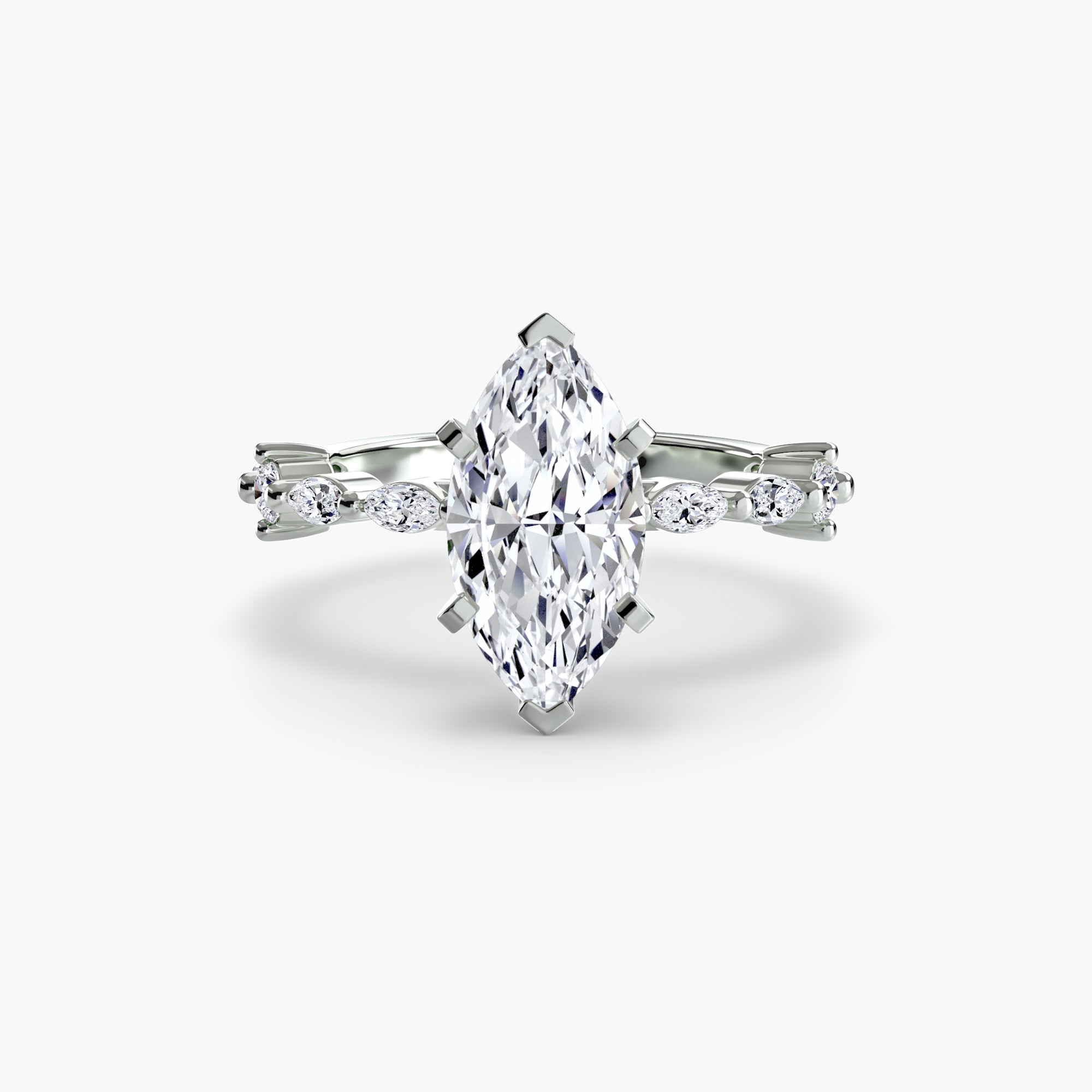 Solitaire with Eternity Pavé - VYKA Diamonds