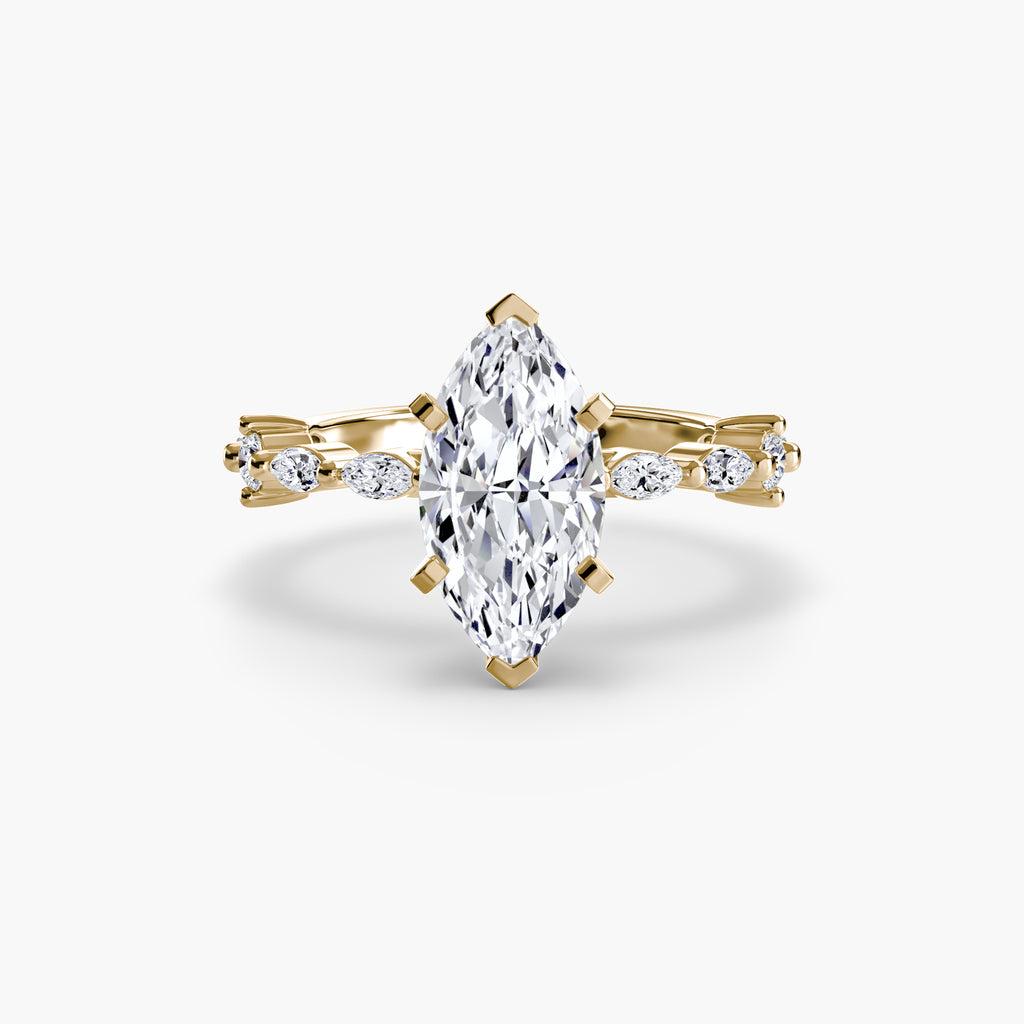 Solitaire with Eternity Pavé - VYKA Diamonds